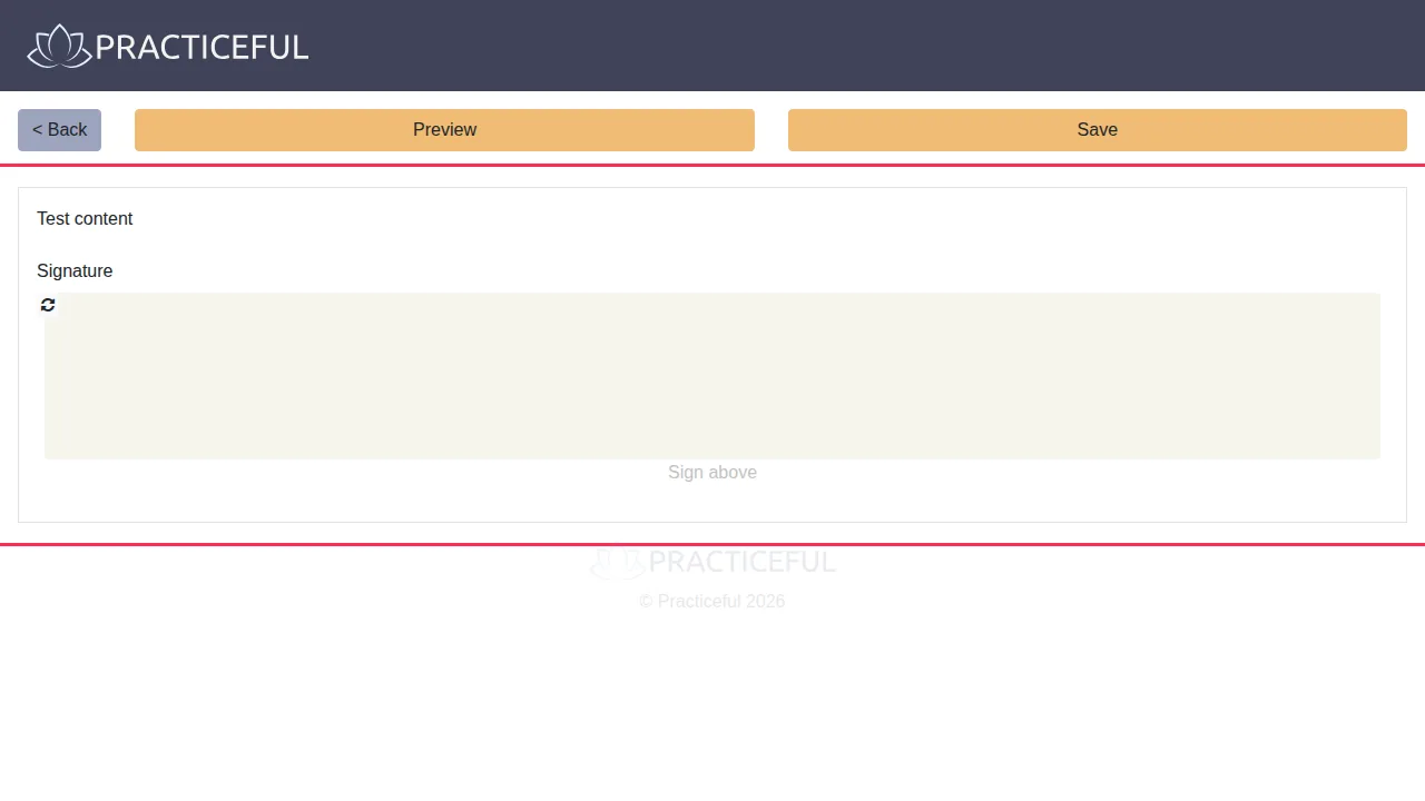 Preview a form screen