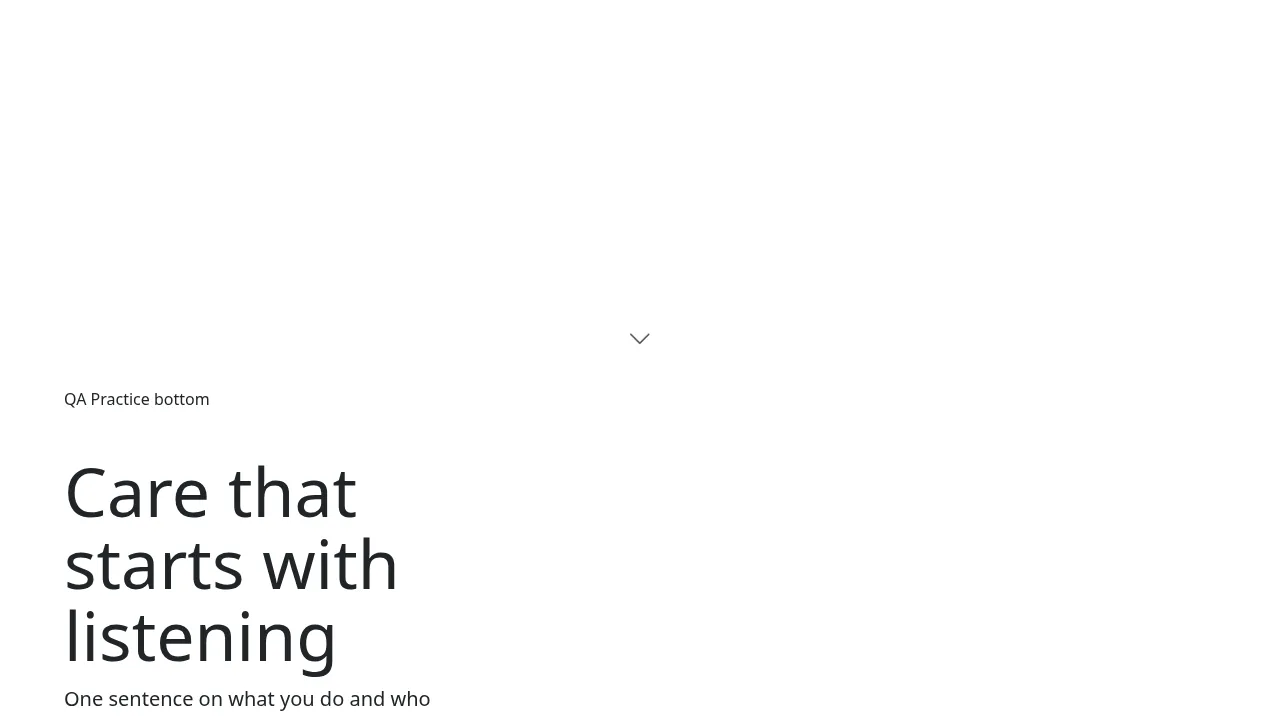 Preview the website screen